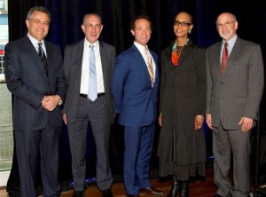 Henry Freedman with the 2012 Honorees